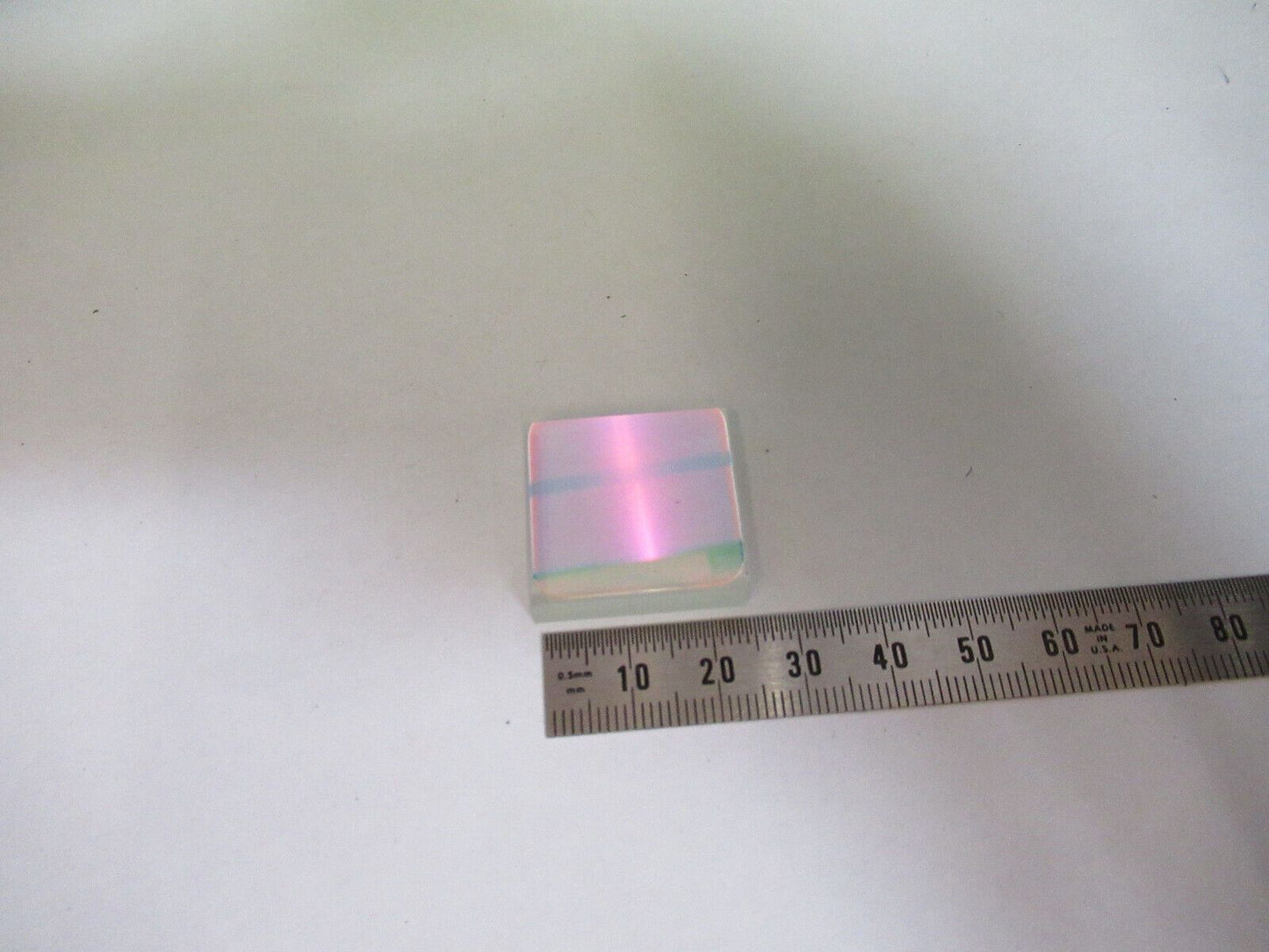 OPTICAL SPECTRA PHYSICS G0357-001 COATED LENS  LASER OPTICS AS PICTURED Q7-A-66