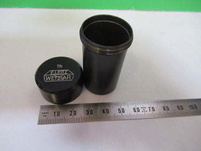 LEITZ GERMANY 1950s objective canister empty MICROSCOPE PART AS Pictured S8-A-08