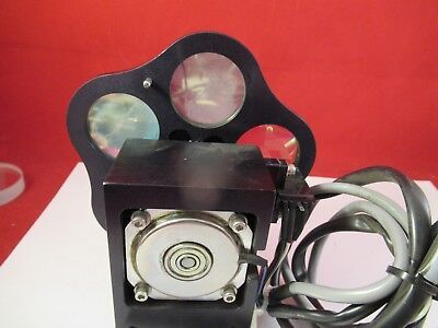 OPTICAL MOTORIZED FILTER WHEEL LASER PRO OPTICS AS PICTURED &FT-4-07