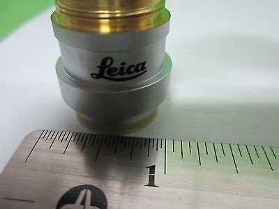 MICROSCOPE PART LEICA OBJECTIVE INDUSTRIAL 3X OPTICS AS IS BIN#65-32