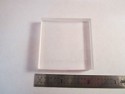 OPTICAL HUGE CONCAVE SQUARE LENS MIL SPEC LASER OPTICS BIN#8X-21