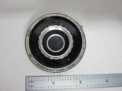 OPTICAL VINTAGE CAMERA SHUTTER  PRONTOR 125 GERMANY OPTICS  BIN#P2-A-08