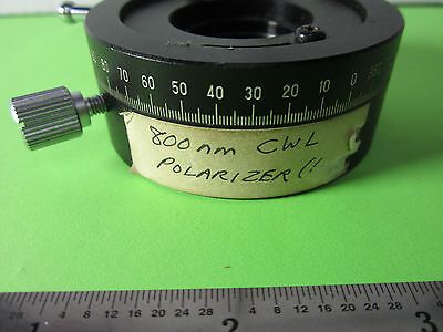 OPTICAL MELLES GRIOT POLARIZER ROTARY FIXTURE + LENS LASER OPTICS BIN#B5-42