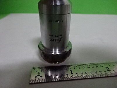 MICROSCOPE PART OBJECTIVE LEITZ WEZLAR GERMANY PL 16X INFINI OPTICS AS IS #AE-14