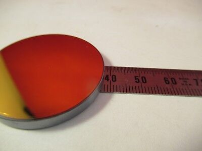 OPTICAL THICK SILICON GOLD PLATED MIRROR INFRARED OPTICS AS PICTURED &FT-4-85