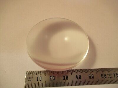 OPTICAL FROSTED DIFFUSER LENS BI CONVEX GLASS OPTICS AS PICTURED &X1-A-07