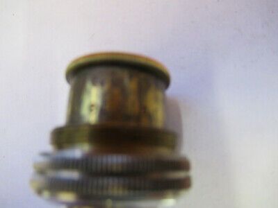 ANTIQUE RARE LEITZ CONDENSER LENS GERMANY MICROSCOPE PART AS PICTURED P9-A-67