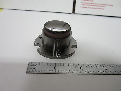 OPTICAL CONVEX LENS MOUNTED ON INVAR ALLOY METAL HIGH END OPTICS  BIN#P2-A-11