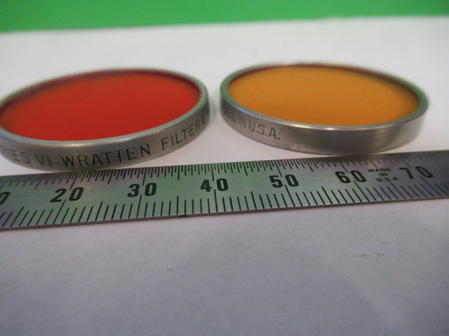 KODAK PAIR OPTICAL FILTER OPTICS AS PICTURED &S2-C-20