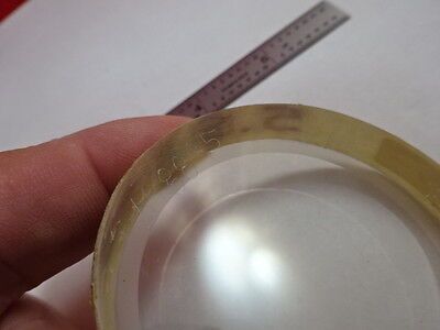 OPTICAL GLASS CONCAVE CALIBRATION LENS OPTICS AS IS B#T3-F-03