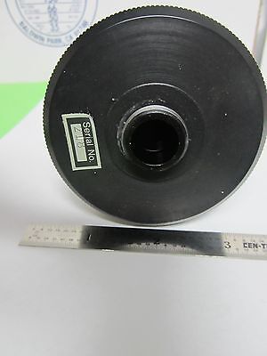 MICROSCOPE PART 1/2X LENS +BEAM SPLITTER ??? OPTICS BIN#F3-59