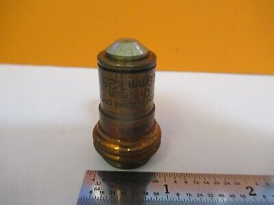 ANTIQUE BAUSCH LOMB 97X 1.9mm OBJECTIVE MICROSCOPE PART AS PICTURED &7B-B-10