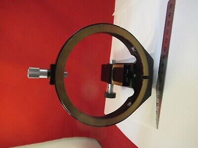 ZEISS GERMANY POLMI BRASS STAGE TABLE HOLDER MICROSCOPE PART AS PICTURED 12-A-36