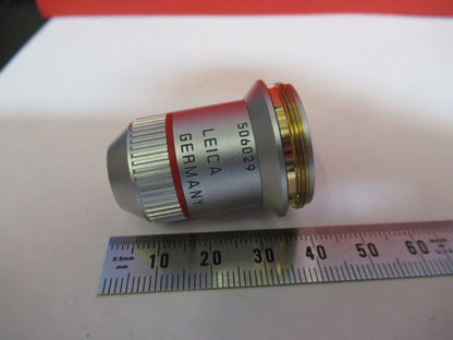 LEICA GERMANY 5X OBJECTIVE LENS 506029 MICROSCOPE PART AS PICTURED &3-DT-A3