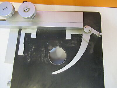 LEITZ WETZLAR GERMANY XY STAGE TABLE MICROSCOPE PART AS PICTURED &P9-A-36