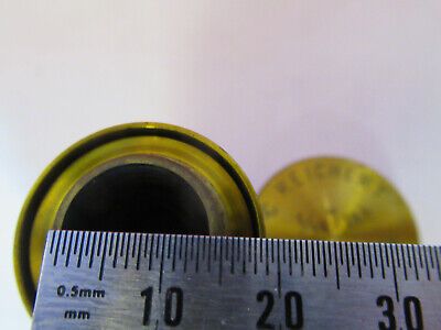 ANTIQUE BRASS REICHERT WIEN OBJECTIVE "1/12" MICROSCOPE PART AS PICTURED F6-B-98