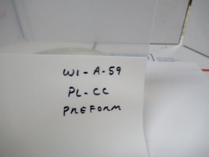 OPTICAL THICK GLASS LENS PREFORM PL-CC LASER OPTICS AS PICTURED W1-A-59