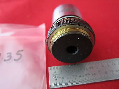 MICROSCOPE OBJECTIVE OPTICS OLYMPUS JAPAN 100X #2-135