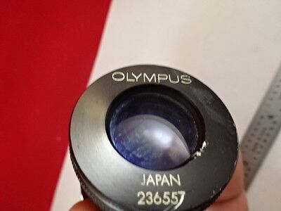 MICROSCOPE PART OLYMPUS JAPAN PHOTO OCULAR EYEPIECE OPTICS AS IS #D3-A-12