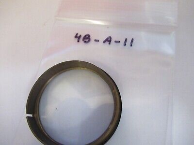 ANTIQUE STEREO COVER GLASS LENS MICROSCOPE PART OPTICS AS PICTURED &4B-A-11