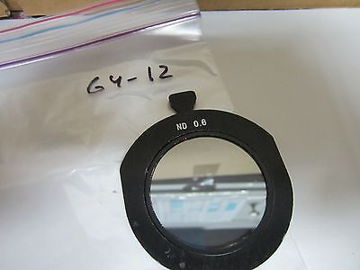 OPTICAL FILTER SLIDE ND 0.6 LASER OPTICS AS IS BIN#G4-12