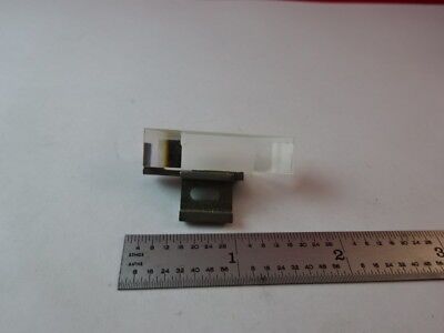 OPTICAL MOUNTED PRISM [chip on back] MIL SPEC LASER OPTICS AS IS #54-A-08