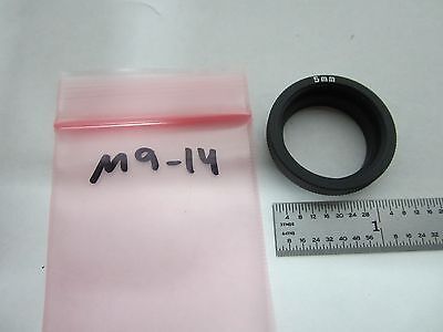 MICROSCOPE 5 mm COSMICAR PENTAX C-MOUNT TV CAMERA EXTENDER ADAPTER BIN#M9-14