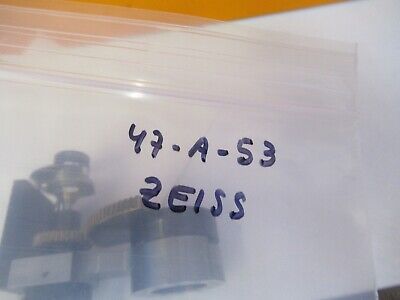 ZEISS GERMANY AXIOTRON IRIS DIAPHRAGM ASSEMB MICROSCOPE PART AS PICTURED 47-A-53