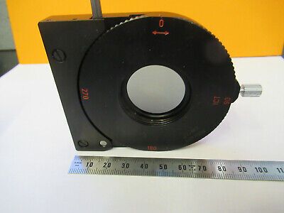 LEICA DMRE GERMANY POL POLARIZER ANALYZER MICROSCOPE PART AS PICTURED P5-B-07