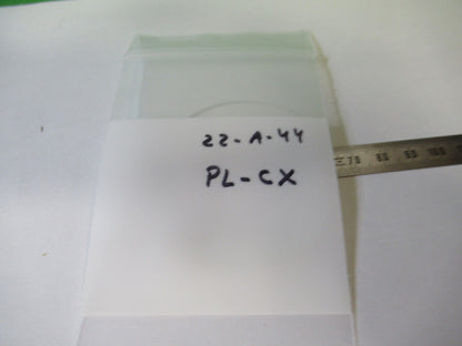 OPTICAL LARGE PLANO CONVEX GLASS LENS LASER OPTICS AS PICTURED #22-A-44