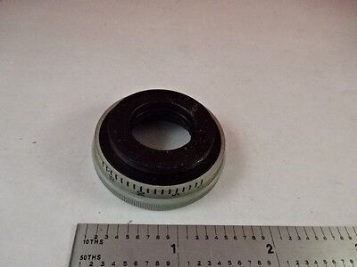 AUS JENA GERMANY DIAPHRAGM IRIS OPTICS MICROSCOPE PART AS IS &81-A-16