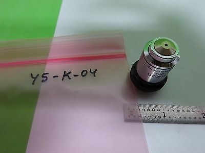 MICROSCOPE PART OBJECTIVE NIKON M100 PLAN JAPAN  OPTICS AS IS BIN#Y5-K-04