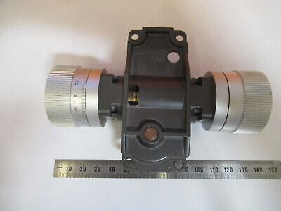 LEITZ GERMANY SM-LUX KNOBS MECHANISH MICROSCOPE PART AS PICTURED R5-A-50