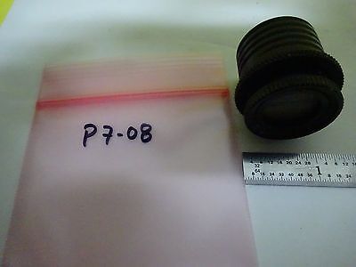 MICROSCOPE PART OPTICAL EYEPIECE ?? TV LENS CAMERA OPTICS AS IS BIN#P7-08