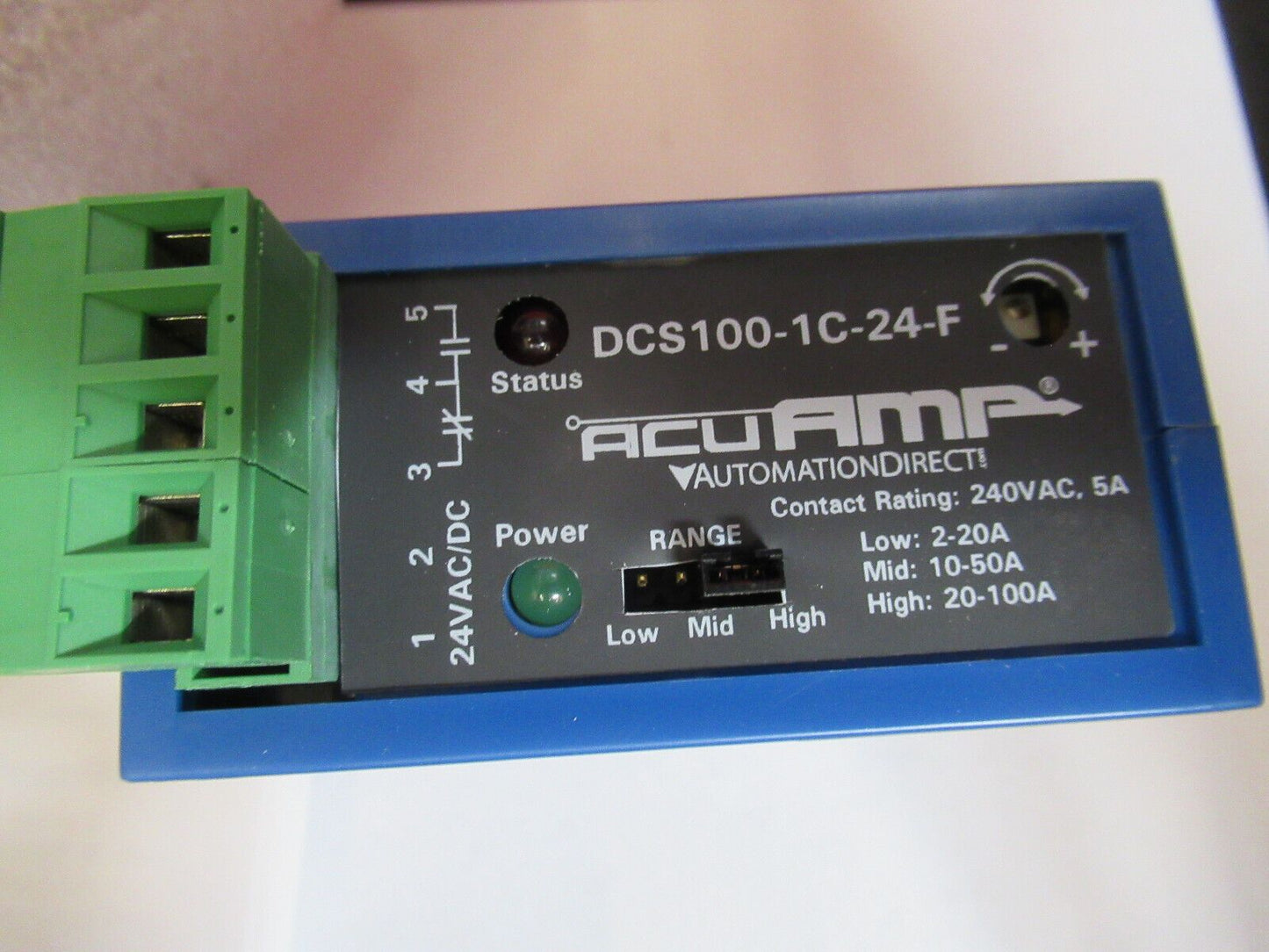 ACUAMP CURRENT SENSING SENSOR DCS100-1C-24-F AS PICTURED #G4-a-131