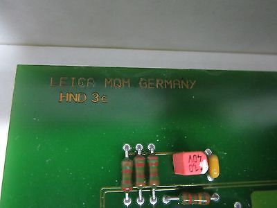 BOARD 301-372-220-007 LEICA GERMANY DMR MICROSCOPE OPTICS #A4-SA-7