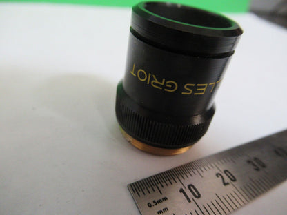 MELLES GRIOT  1x /160 OBJECTIVE LENS OPTICS MICROSCOPE PART AS PICTURED &R1-A-32