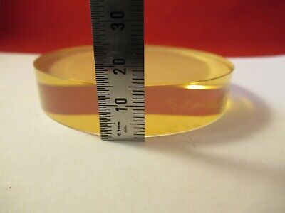 OPTICAL FLAT ZERODUR UNCOATED 3" DIAMETER 1/10 WAVE OPTICS AS PIC &9-FT-72