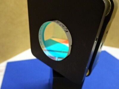 OPTICAL NEW FOCUS FLAT DICHROIC MIRROR COATED 488nm LASER OPTICS  AS IS #89-89