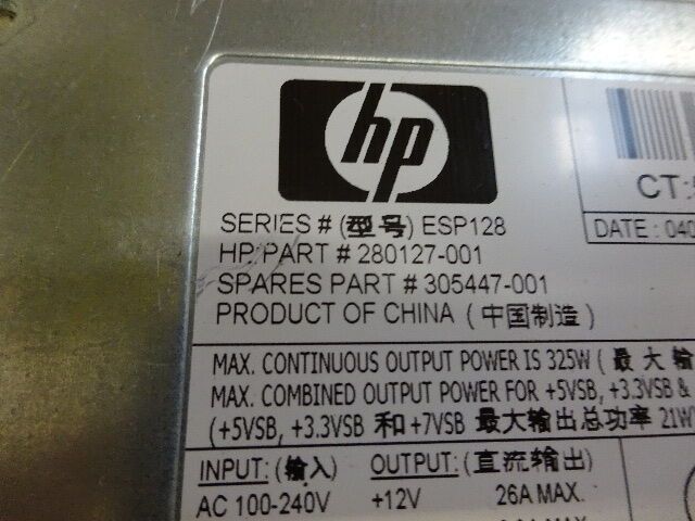 HP HEWLETT PACKARD 280127-001 ELECTRICAL POWER SUPPLY MODULE SERVER  #TC-3