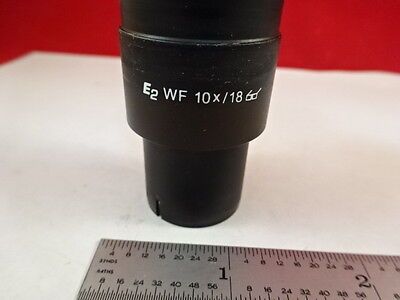 MICROSCOPE PART LEICA EYEPIECE OCULAR E3 WF 10X/18 OPTICS AS IS B#U8-F-13