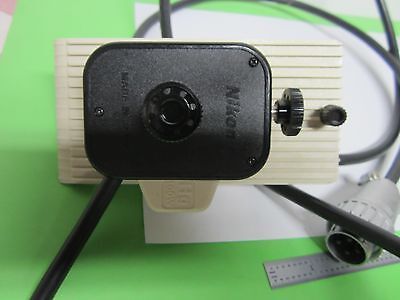 MICROSCOPE PART NIKON JAPAN Hg 100W LAMP HOLDER ILLUMINATOR OPTICS BIN#Q6-07