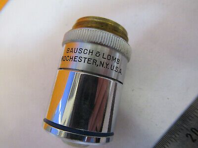 INDUSTRIAL LENS BAUSCH LOMB OBJECTIVE 4X MICROSCOPE PART AS PICTURED #P4-B-38