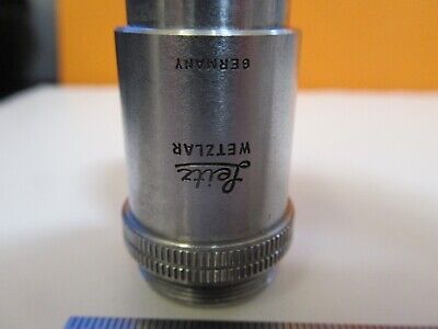 LEITZ WETZLAR 40X /170 OBJECTIVE LENS MICROSCOPE PART AS PICTURED &17-FT-89