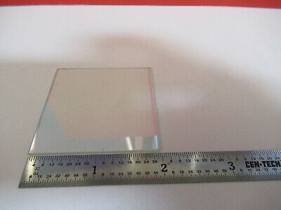 OPTICAL COATED HEAT ABSORBING GLASS PLATE  OPTICS AS PICTURED &B6-A-18