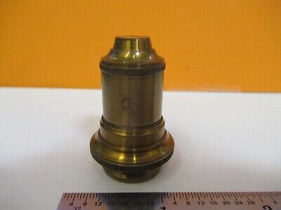 ANTIQUE GUNDLACH ROCHESTER OBJECTIVE 1/2 MICROSCOPE PART AS PICTURED &8M-A-07