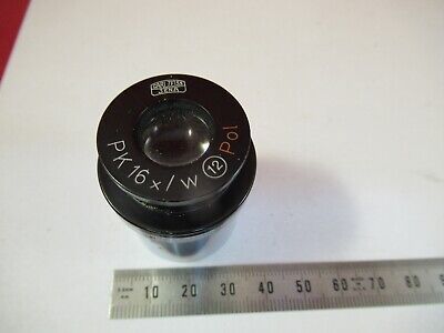 ZEISS JENA GERMANY POLMI POL EYEPIECE PK 16X MICROSCOPE PART AS PIC &12-A-28