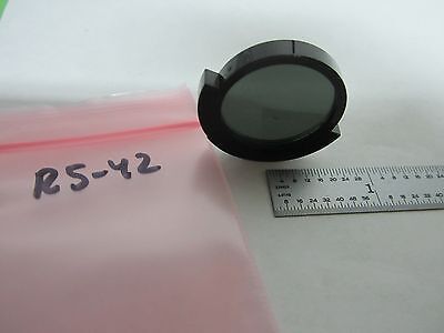 MICROSCOPE PART MITUTOYO JAPAN  FILTER ND 8 OPTICS  BIN#R5-42