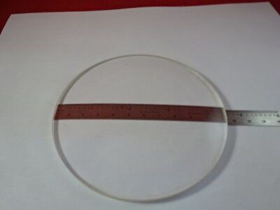 LARGE OPTICAL THICK LENS CONVEX CONCAVE MIL SPEC PRO OPTICS AS PICTURED &94-86