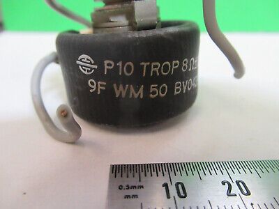 ZEISS GERMANY 8 OHMS DIMMER RHEOSTAT MICROSCOPE PART AS PICTURED Q9-A-59